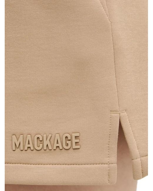 Mackage Natural Summer-R Drawstring Logo Shorts