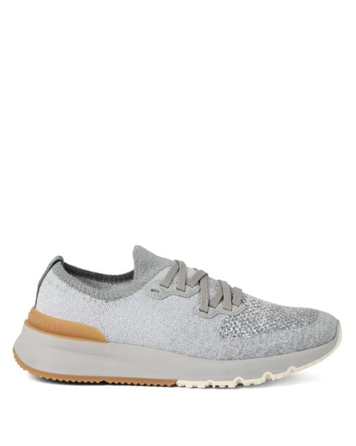 Brunello Cucinelli Sneakers in Gray für Herren