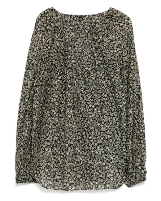 Matteau Gray Voluminous Blouse