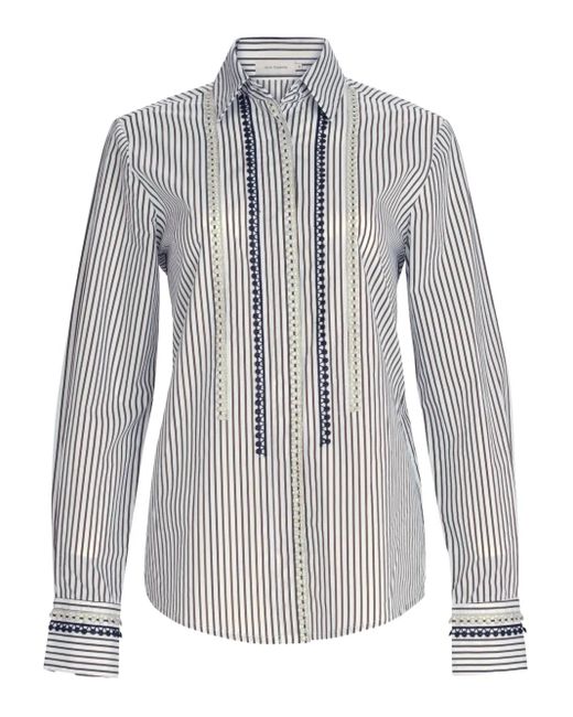 Silvia Tcherassi Blue Naroa Blouse