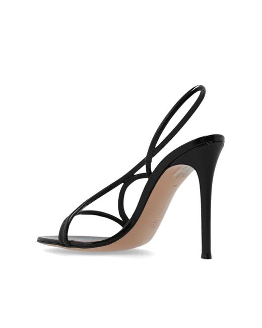 Gianvito Rossi レザーサンダル Metallic