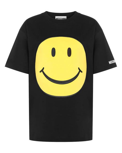 Moschino Smile Tシャツ Black