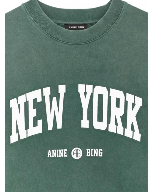 Anine Bing Green Sweat Miles New York University