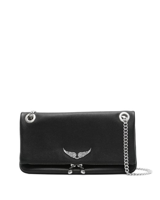 Zadig & Voltaire Black Rock Ii Grained Leather