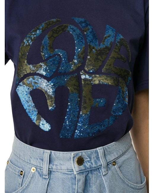 Alberta Ferretti Blue T-Shirt