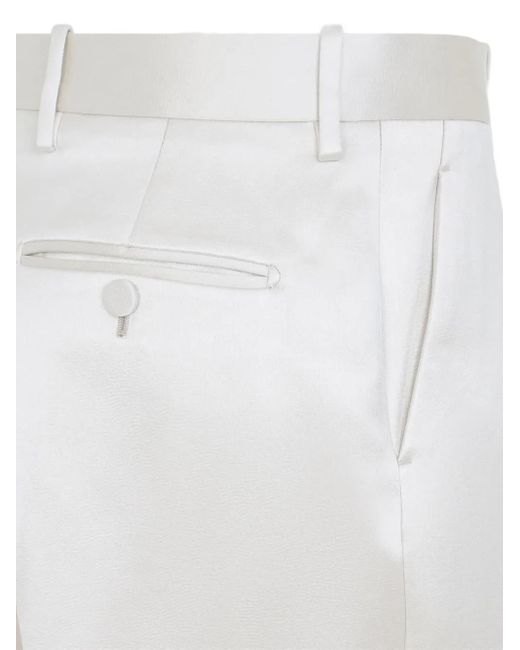 Tom Ford Gray Flared-Leg Trousers