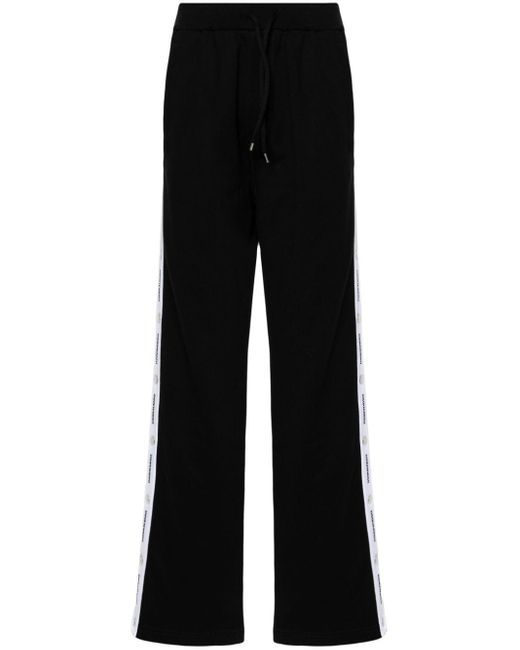 Pantalones de chándal Burbs con franja del logo DSquared² de hombre de color Black