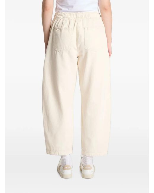 Gap White Drawstring-Waist Jeans