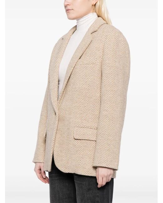 ☆韓国の人気☆【Isabel Marant】☆CHARLYNE WOOL JACKET☆ Marant Etoile Charlyne herringbone wool jacket Isabel Marant