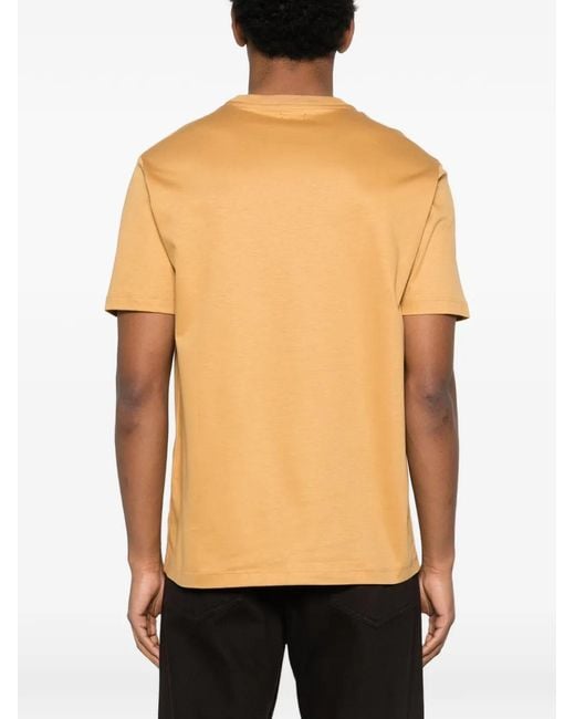 Kiton Orange Crew-Neck T-Shirt for men