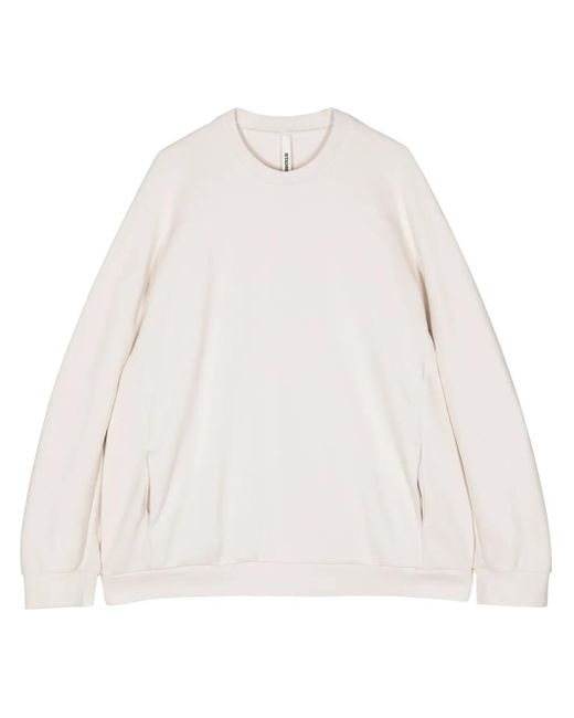 Attachment Sweater Met Ronde Hals in het White voor heren