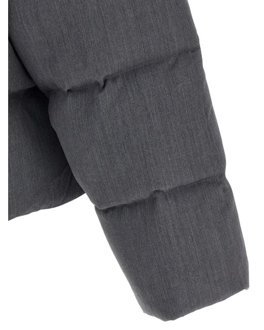 Entire studios Gray Mml Puffer Down Jacket for men