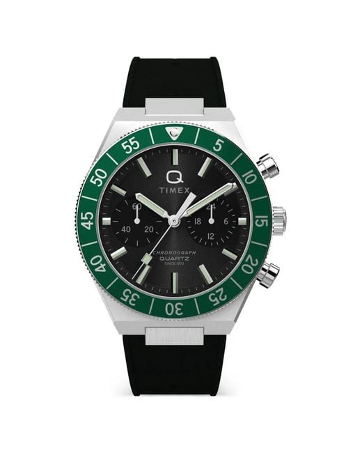 Timex Green Q Continental 40Mm Watch for men