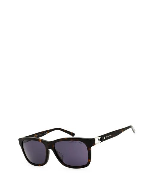 Ralph Lauren Brown Tortoiseshell-Effect Rectangle-Frame Sunglasses for men