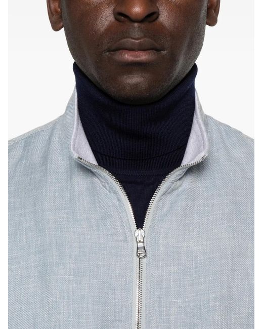 Barba Napoli Blue Timber Jacket for men