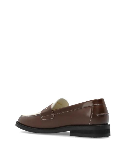 Duke & Dexter Brown Wilde Leather Loafers for men