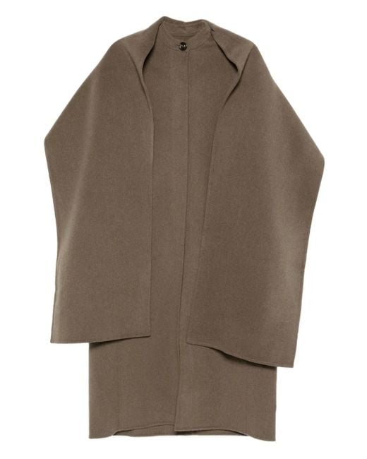 Soeur Brown Mantel aus Wollgemisch