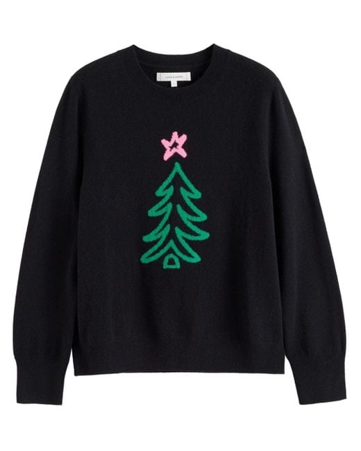 Chinti Parker Christmas Tree Jumper in Black Lyst Canada