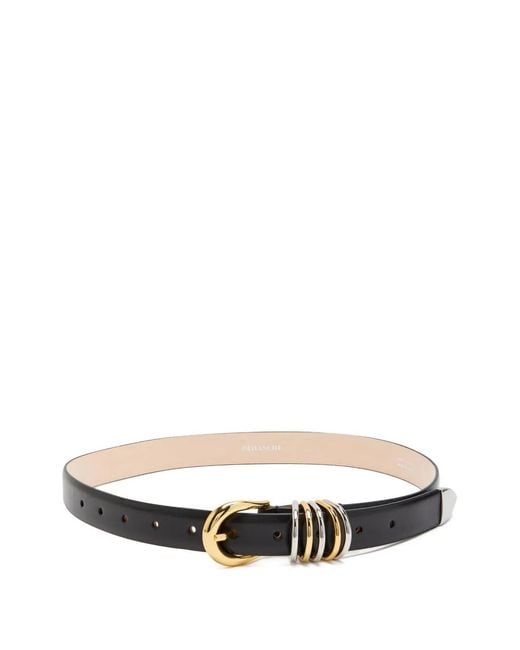 DEHANCHE White Leather Belt