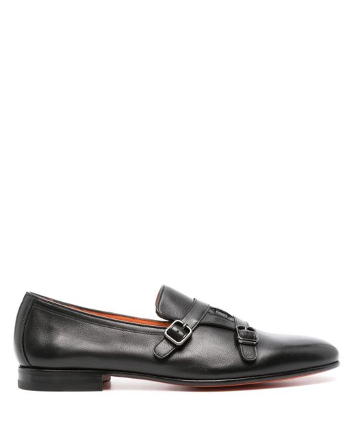 Santoni Klassische Monk-Schuhe in Black für Herren