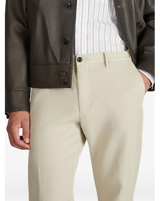 Slowear White Drawstring Elasticated Trousers for men
