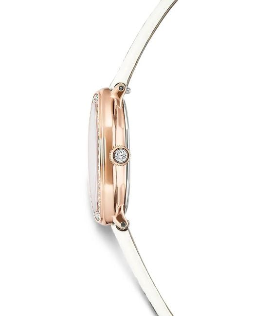 Swarovski White Dextera Crystal Bezel 16Mm Watch