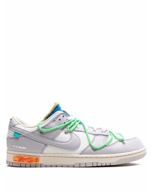 NIKE X OFF-WHITE Blue X Off- Dunk Low Sneakers