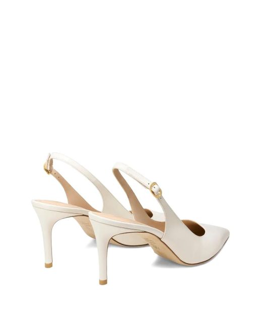 Stuart Weitzman White Stuart Power Pumps