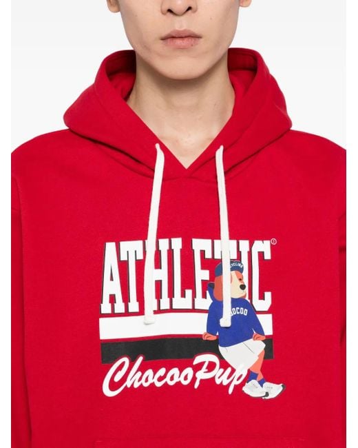 Chocoolate Red Chocoo-Pup Hoodie for men