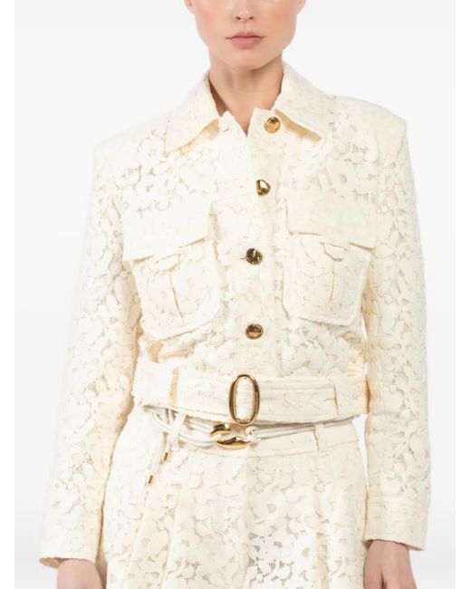 Zimmermann コットンブレンド レースジャケット White