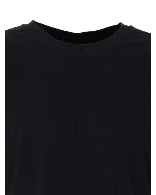Thom Krom Black Cotton T-Shirt for men
