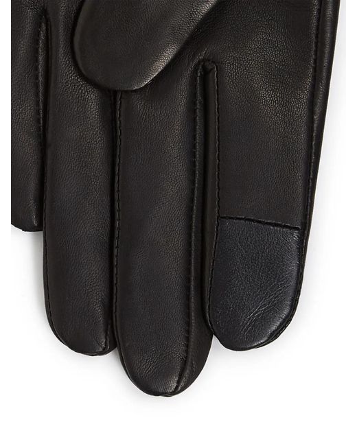 Karl Lagerfeld Black Kl Studio Bow Gloves