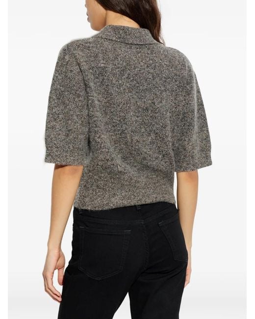 Samsøe & Samsøe Gray Haut À Col Zippé