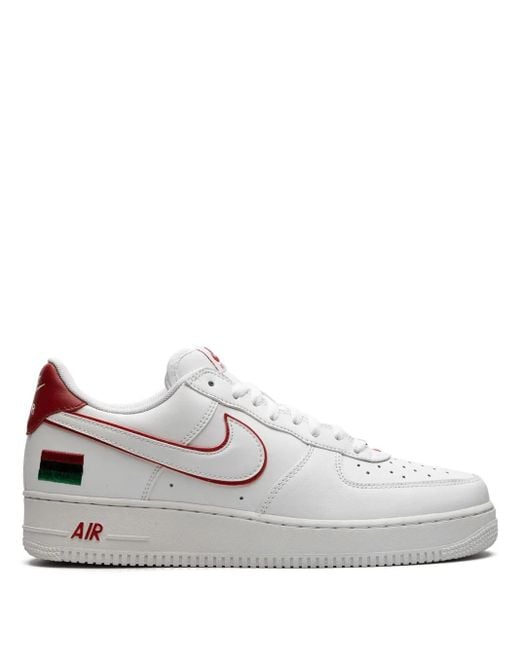 Nike White Air Force 1 Retro "Bhm" Qs Sneakers