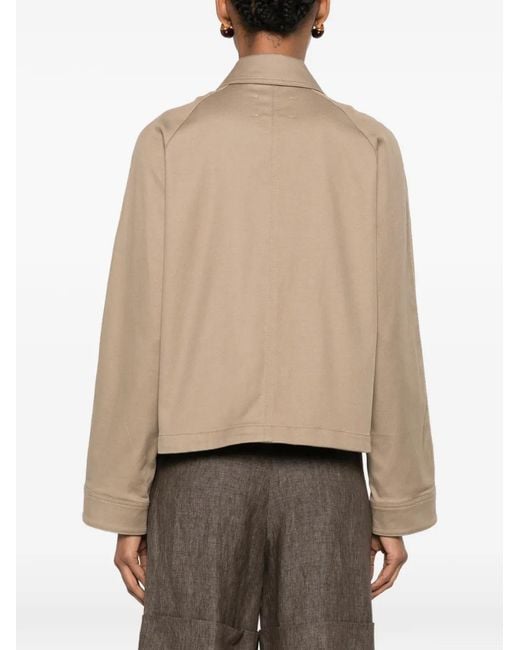 Marc O' Polo Natural Button-Fastening Pocket Jacket