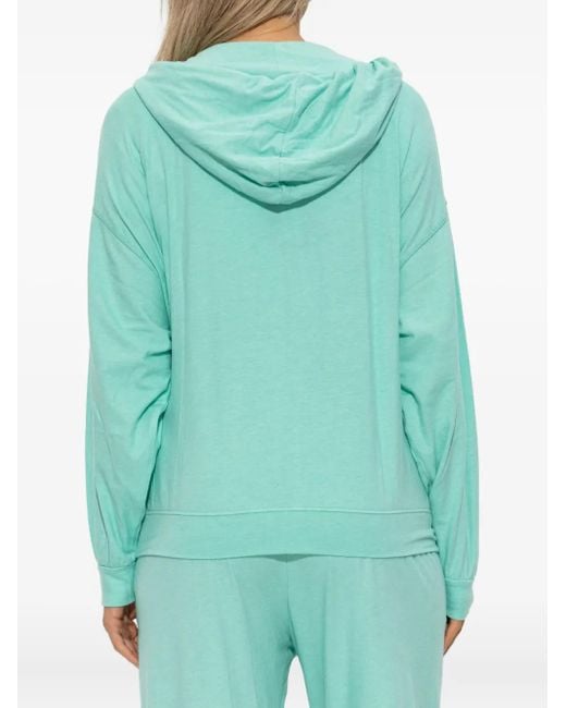 American Vintage Green Ypawood Zip-Up Hoodie