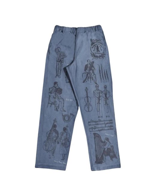 Samuel Zelig Blue Orchestra Trousers for men