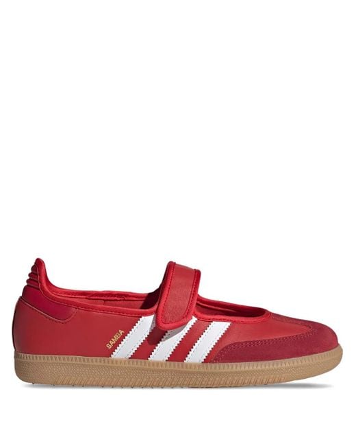 Adidas Red Samba Jane Sneakerinas