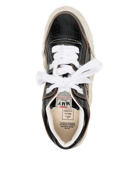 Maison Mihara Yasuhiro White Parker Low-Top Trainers for men