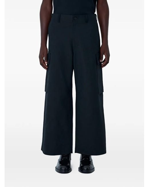 Comme des Garçons Black Wide-Leg Cargo Trousers for men