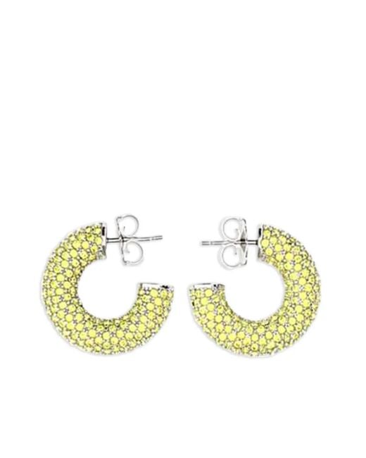 AMINA MUADDI Metallic Mini Cameron Earrings