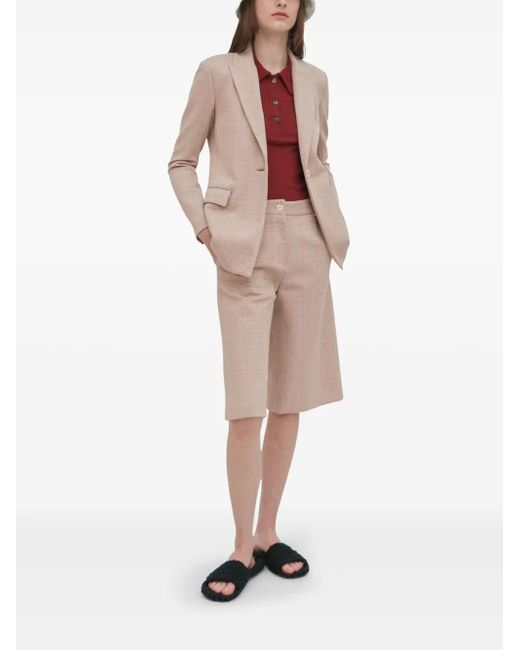 Rosetta Getty Natural Checked Blazer