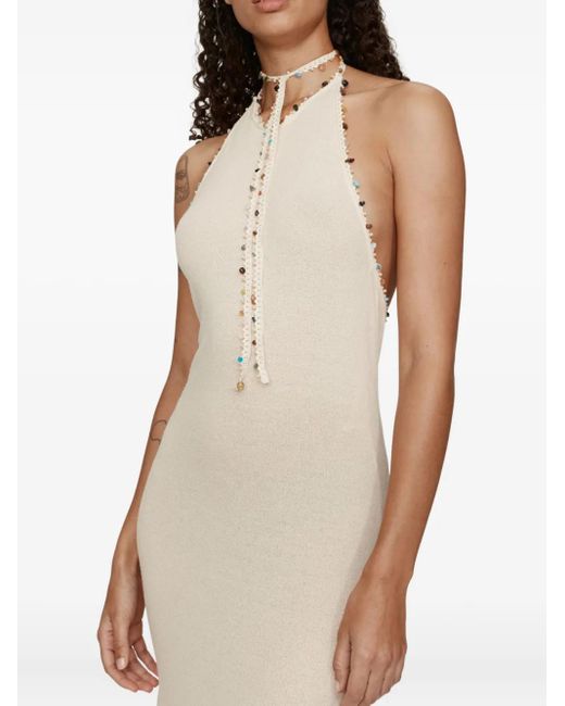 Robe Longue À Dos Nu Christopher Esber en coloris White