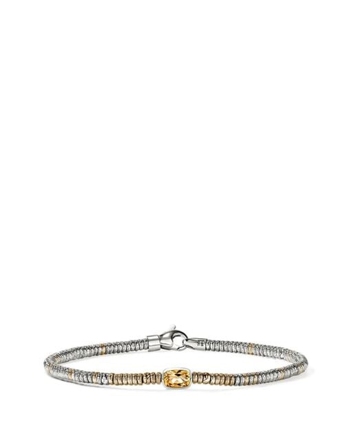 John Hardy White Heishi Citrine Bracelet