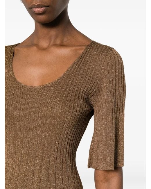 Twinset Natural Lurex Top