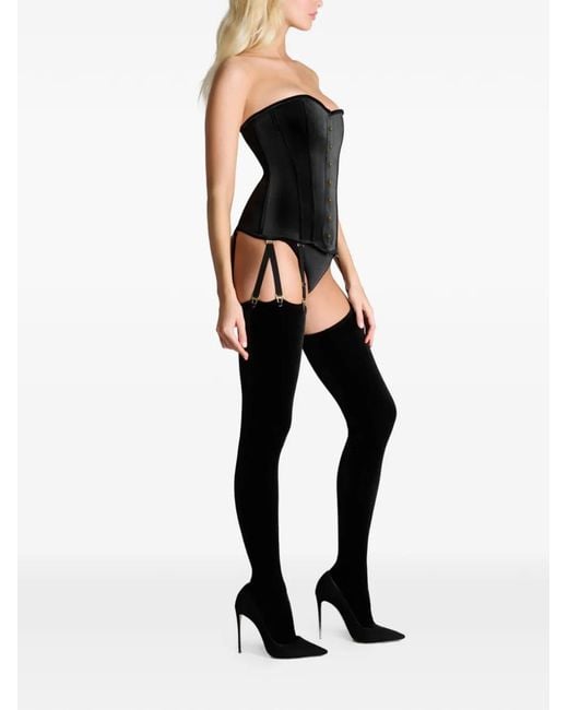 Maison Close Black X Scandale Rococo Stockings