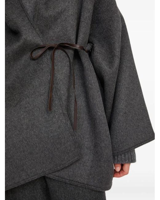 Yves Salomon Mantel Met Capuchon in het Black