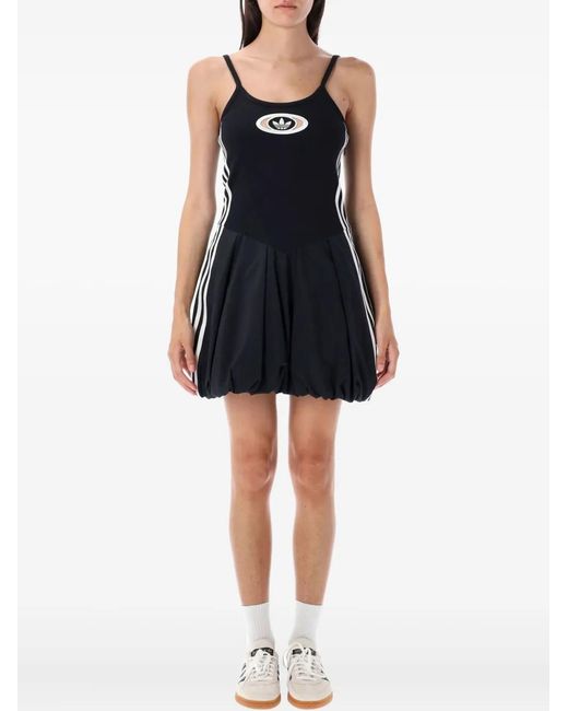 Adidas Black Campus 2000 Balloon Mini Dress