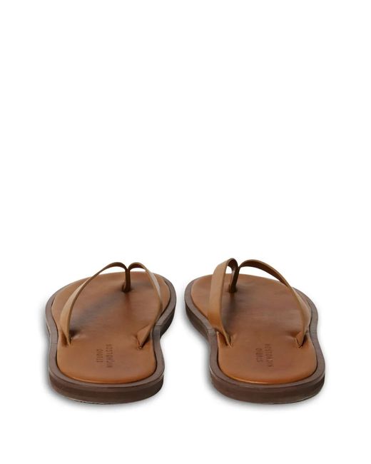 Studio Nicholson Brown Sandales Curren En Cuir for men
