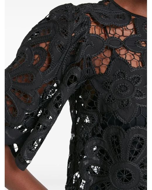 Temperley London Black Guinevere Blouse